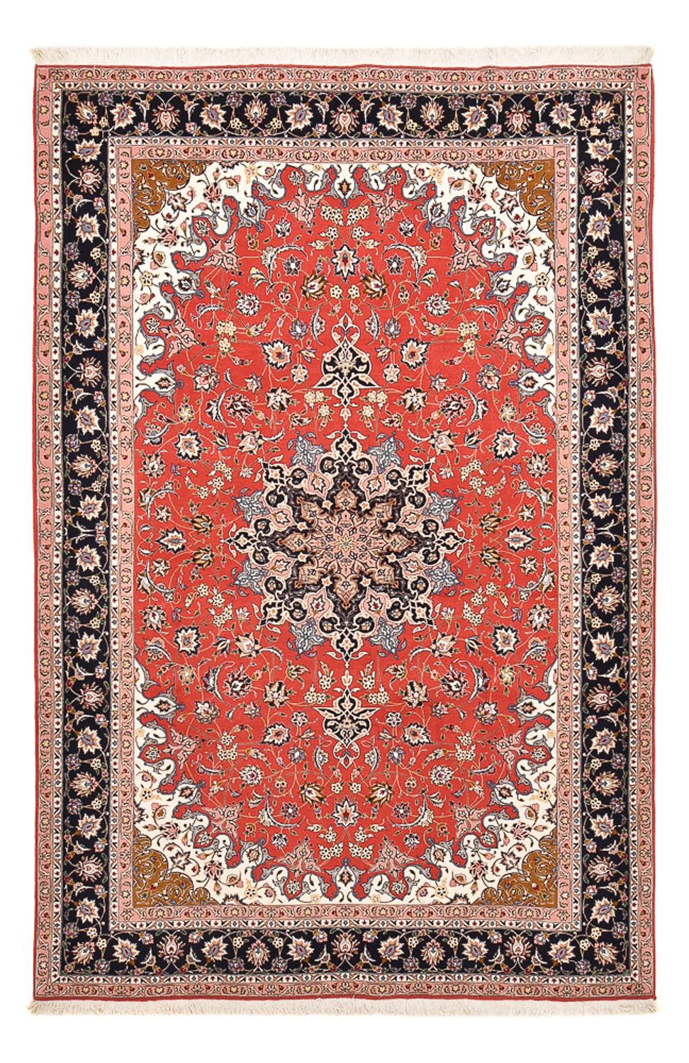 Persisk tæppe - Tabriz - Royal - 313 x 203 cm - rød