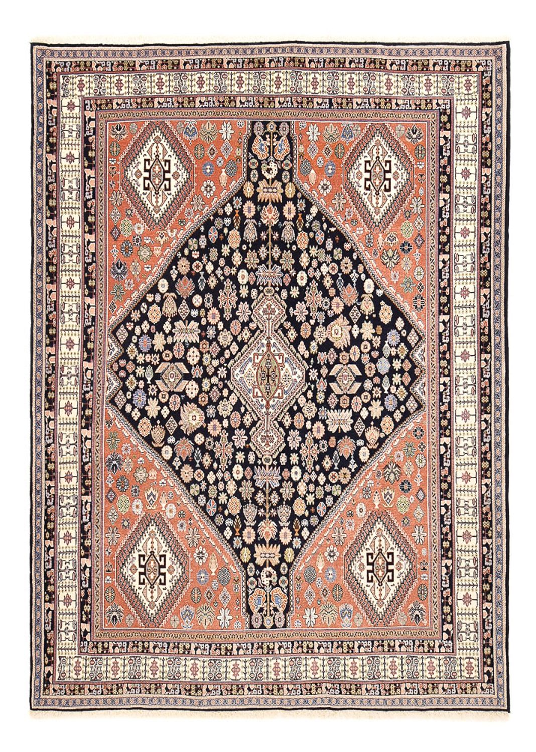 Gabbeh-tæppe - Kashkuli Persisk - 285 x 205 cm - lysrød