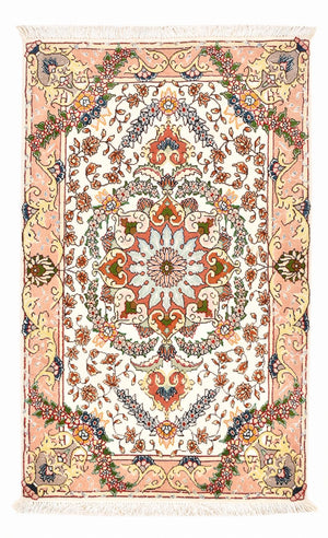 Persisk tæppe - Tabriz - Royal - 90 x 60 cm - flerfarvet