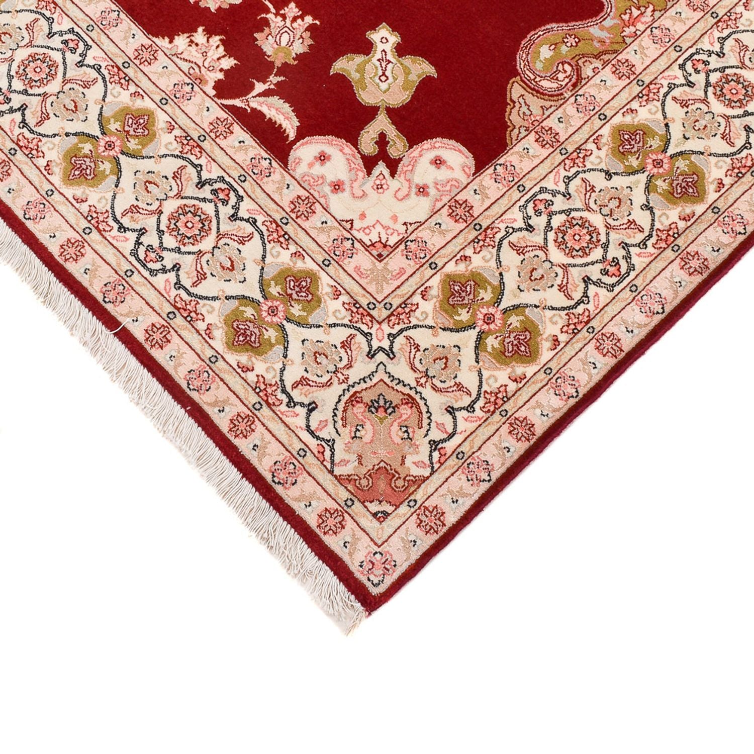 Persisk tæppe - Tabriz - Royal - 203 x 152 cm - rød