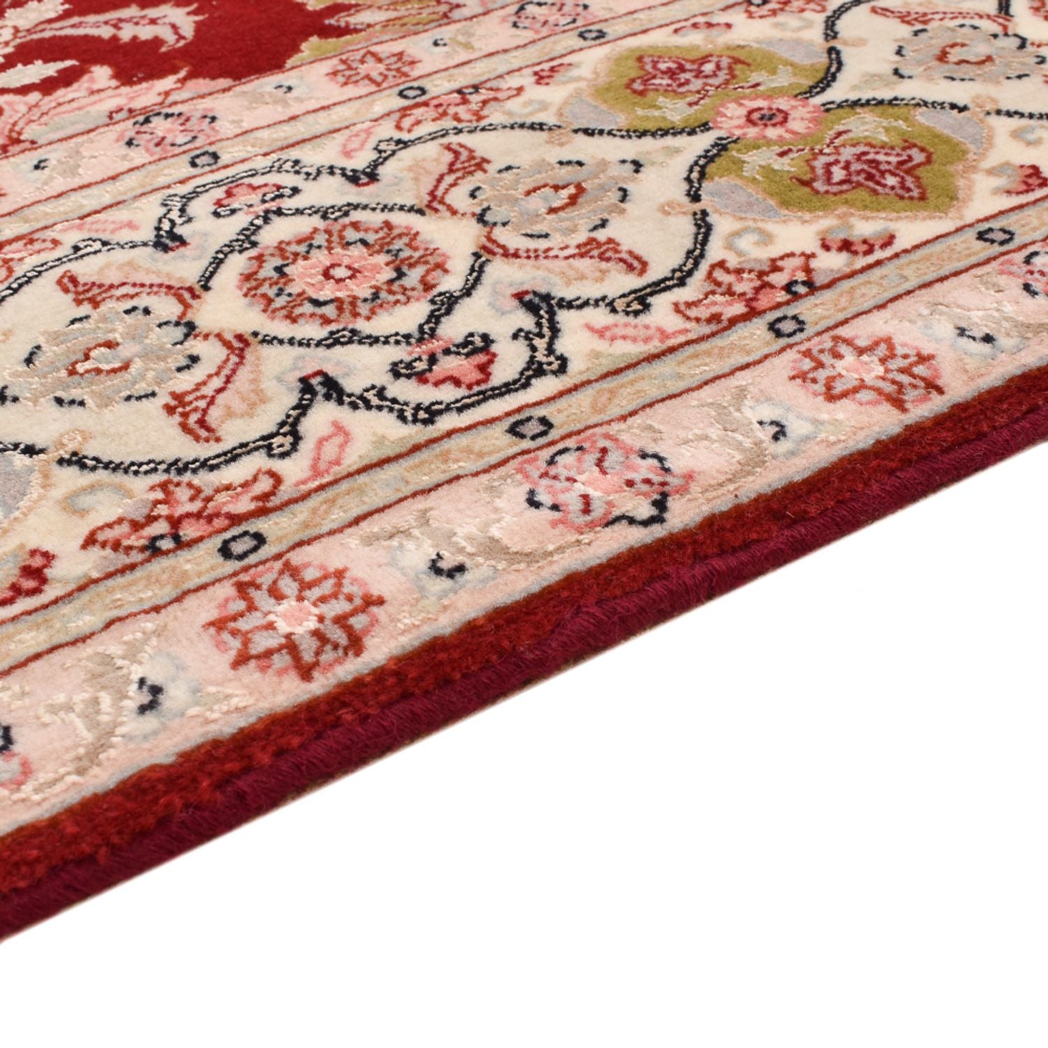 Persisk tæppe - Tabriz - Royal - 203 x 152 cm - rød