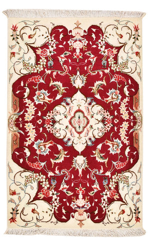 Persisk tæppe - Tabriz - Royal - 90 x 60 cm - rød