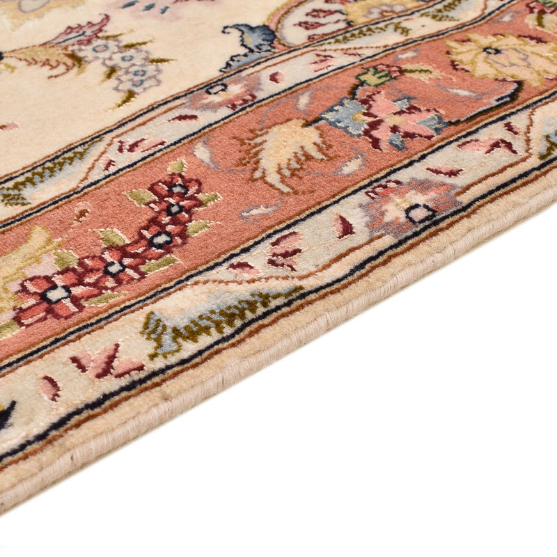 Løber Persisk tæppe - Tabriz - Royal - 195 x 80 cm - beige