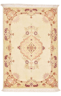 Persisk tæppe - Tabriz - Royal - 90 x 60 cm - lys beige