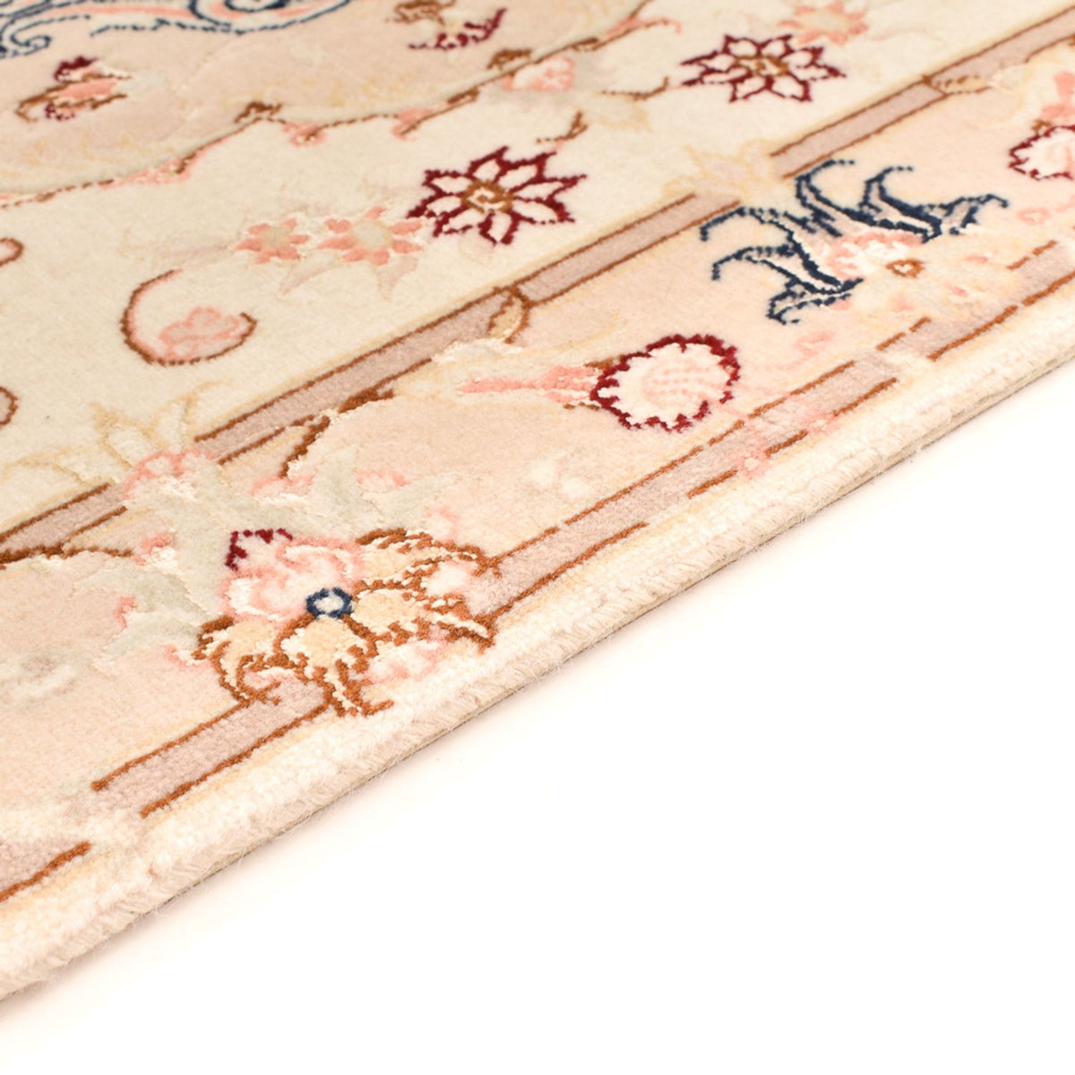 Persisk tæppe - Tabriz - Royal - 90 x 60 cm - lys beige