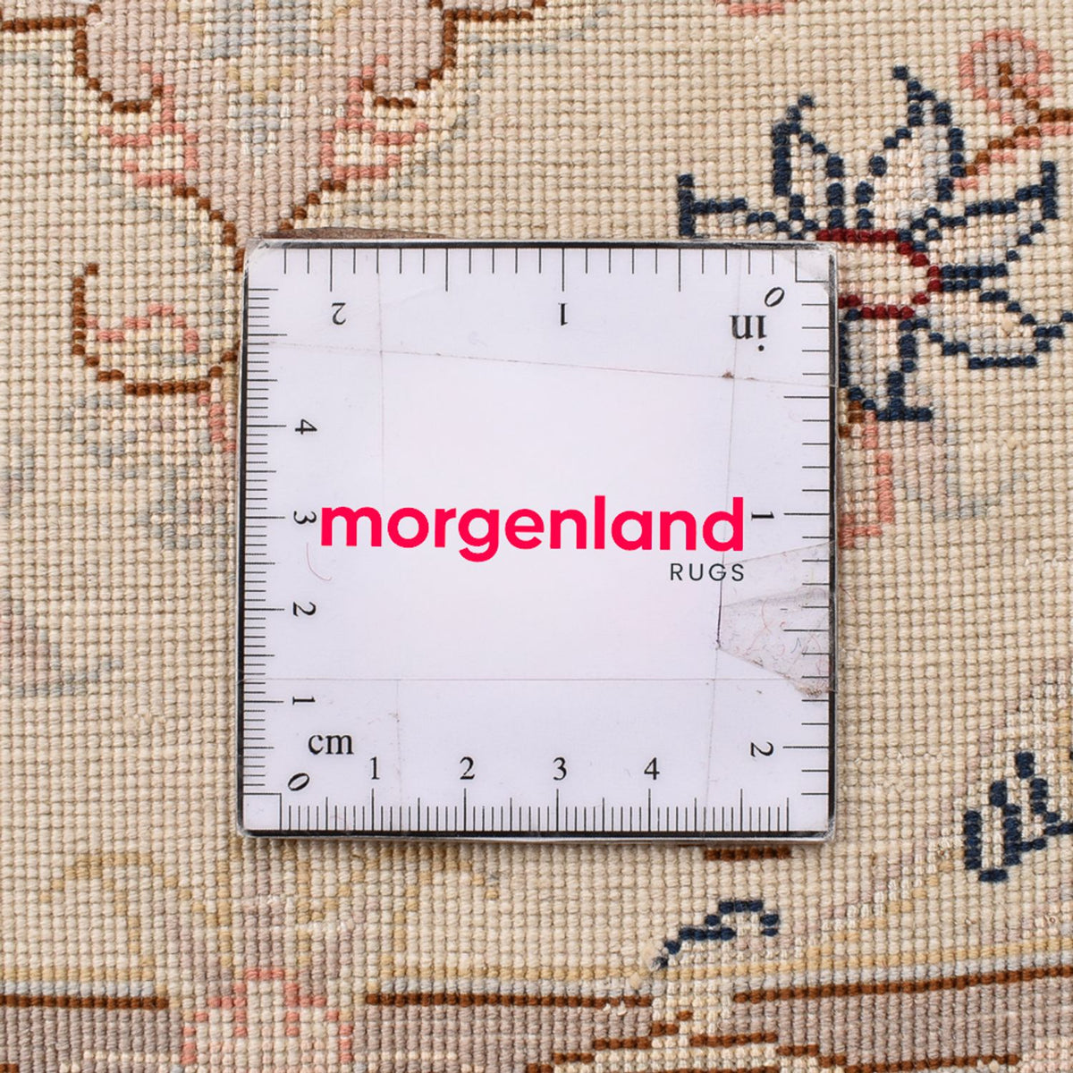 Persisk tæppe - Tabriz - Royal - 90 x 60 cm - lys beige