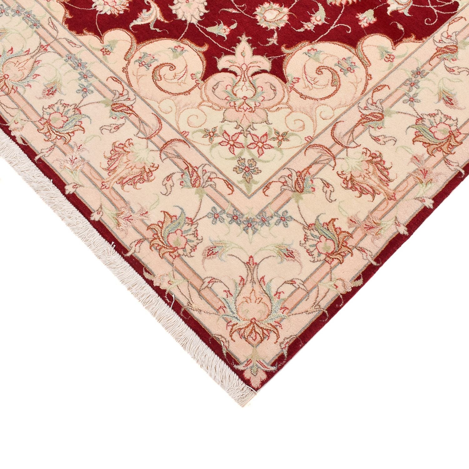 Persisk tæppe - Tabriz - Royal - 200 x 152 cm - rød
