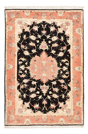 Persisk tæppe - Tabriz - Royal - 116 x 75 cm - mørkeblå
