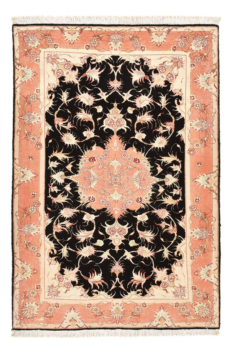 Persisk tæppe - Tabriz - Royal - 116 x 75 cm - mørkeblå