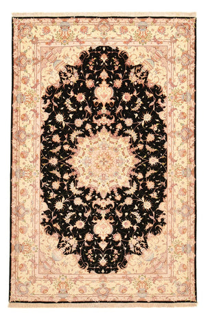 Persisk tæppe - Tabriz - Royal - 251 x 165 cm - mørkeblå