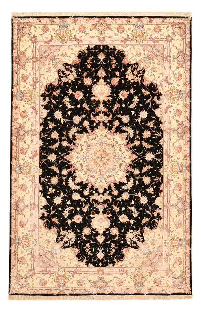 Persisk tæppe - Tabriz - Royal - 251 x 165 cm - mørkeblå