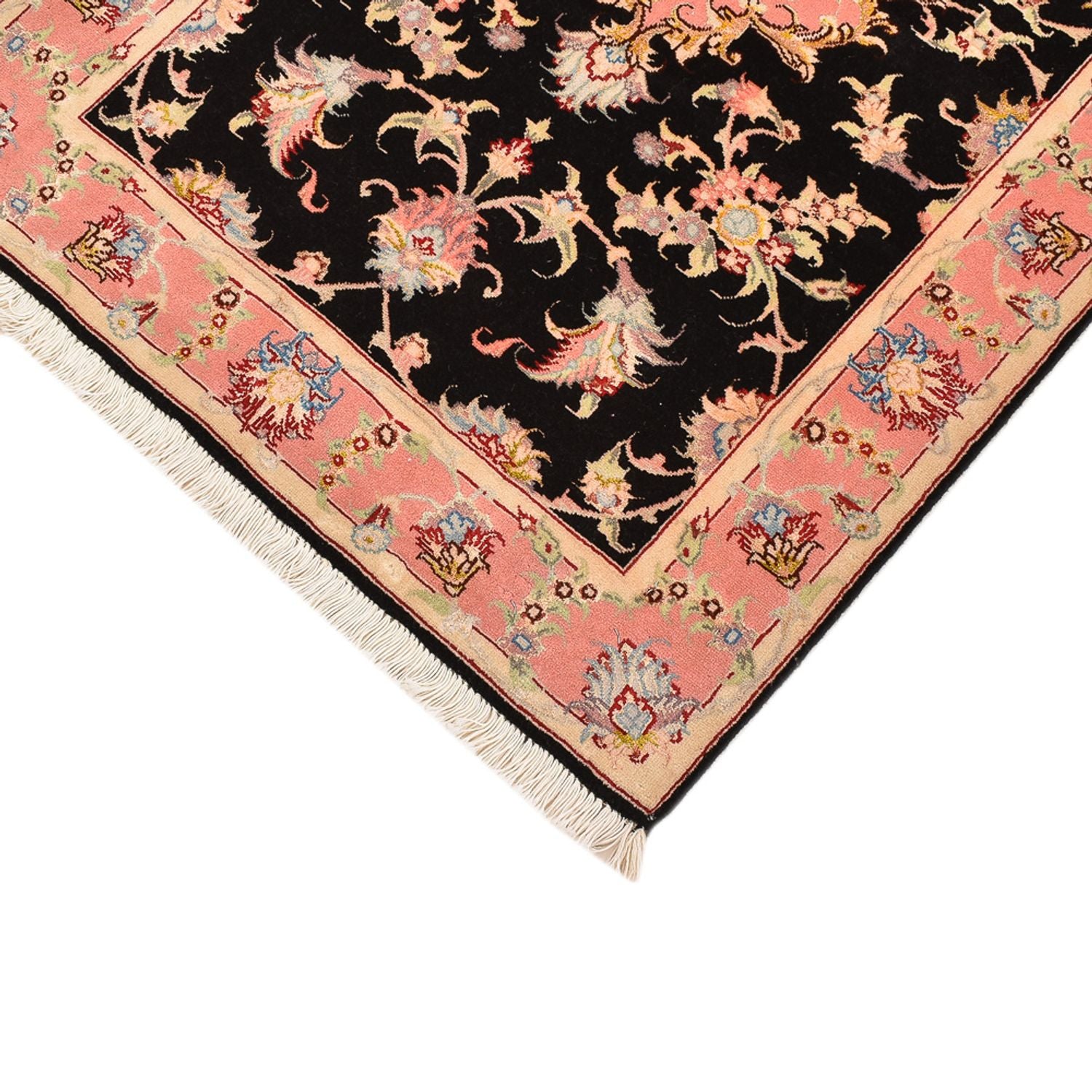 Persisk tæppe - Tabriz - Royal - 121 x 73 cm - mørkeblå