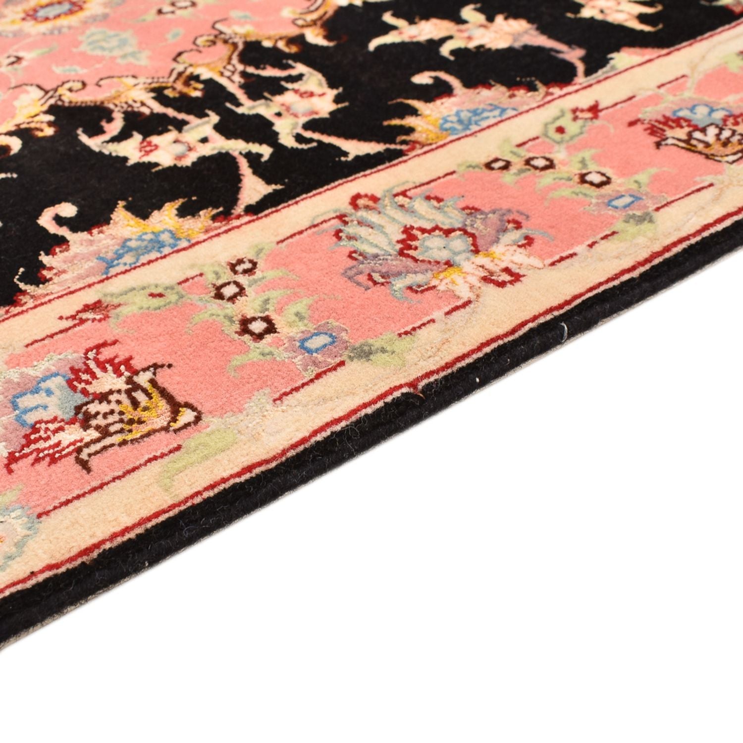 Persisk tæppe - Tabriz - Royal - 121 x 73 cm - mørkeblå