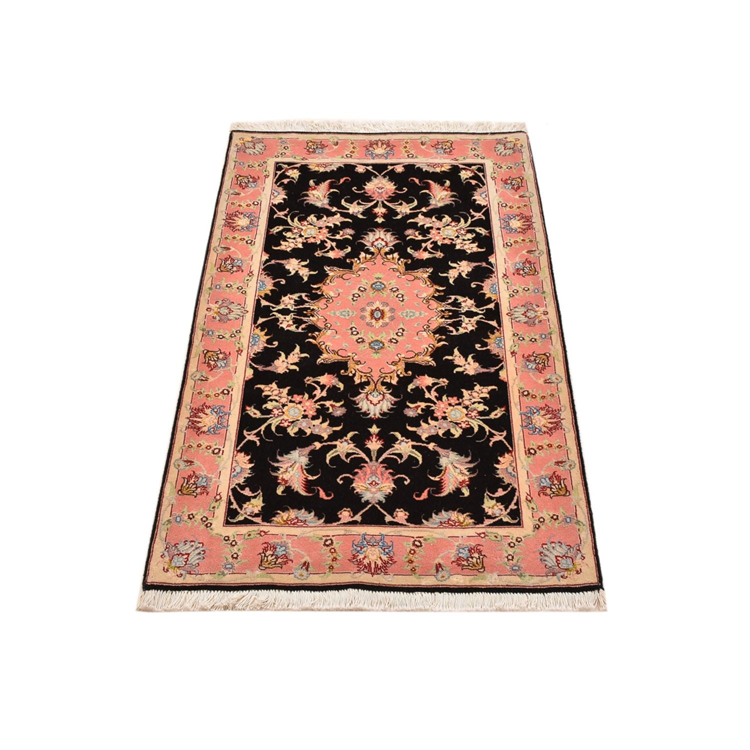 Persisk tæppe - Tabriz - Royal - 121 x 73 cm - mørkeblå