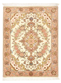 Persisk tæppe - Tabriz - Royal - 82 x 62 cm - mørk beige