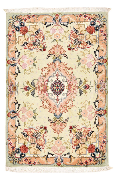 Tabriz - 50 Raj Tæppe 60x90cm - Persisk tæppe