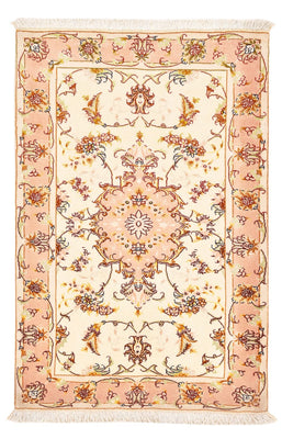 Persisk tæppe - Tabriz - Royal - 101 x 66 cm - lys beige
