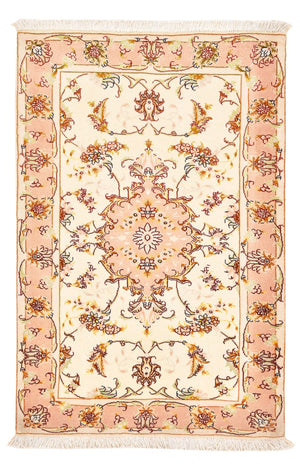 Persisk tæppe - Tabriz - Royal - 101 x 66 cm - lys beige