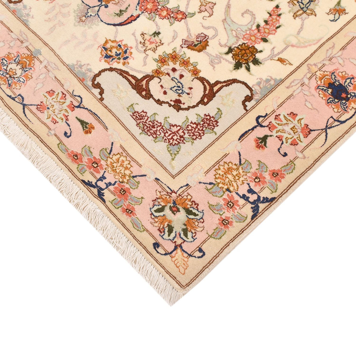 Persisk tæppe - Tabriz - Royal - 149 x 102 cm - beige