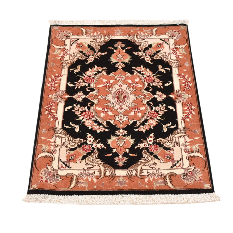 Persisk tæppe - Tabriz - Royal - 88 x 59 cm - mørkeblå