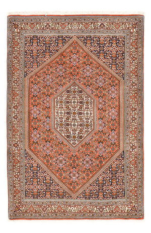 Persisk tæppe - Bijar - 164 x 113 cm - rød