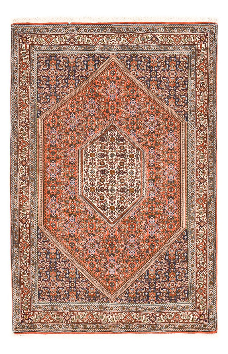 Persisk tæppe - Bijar - 164 x 113 cm - rød