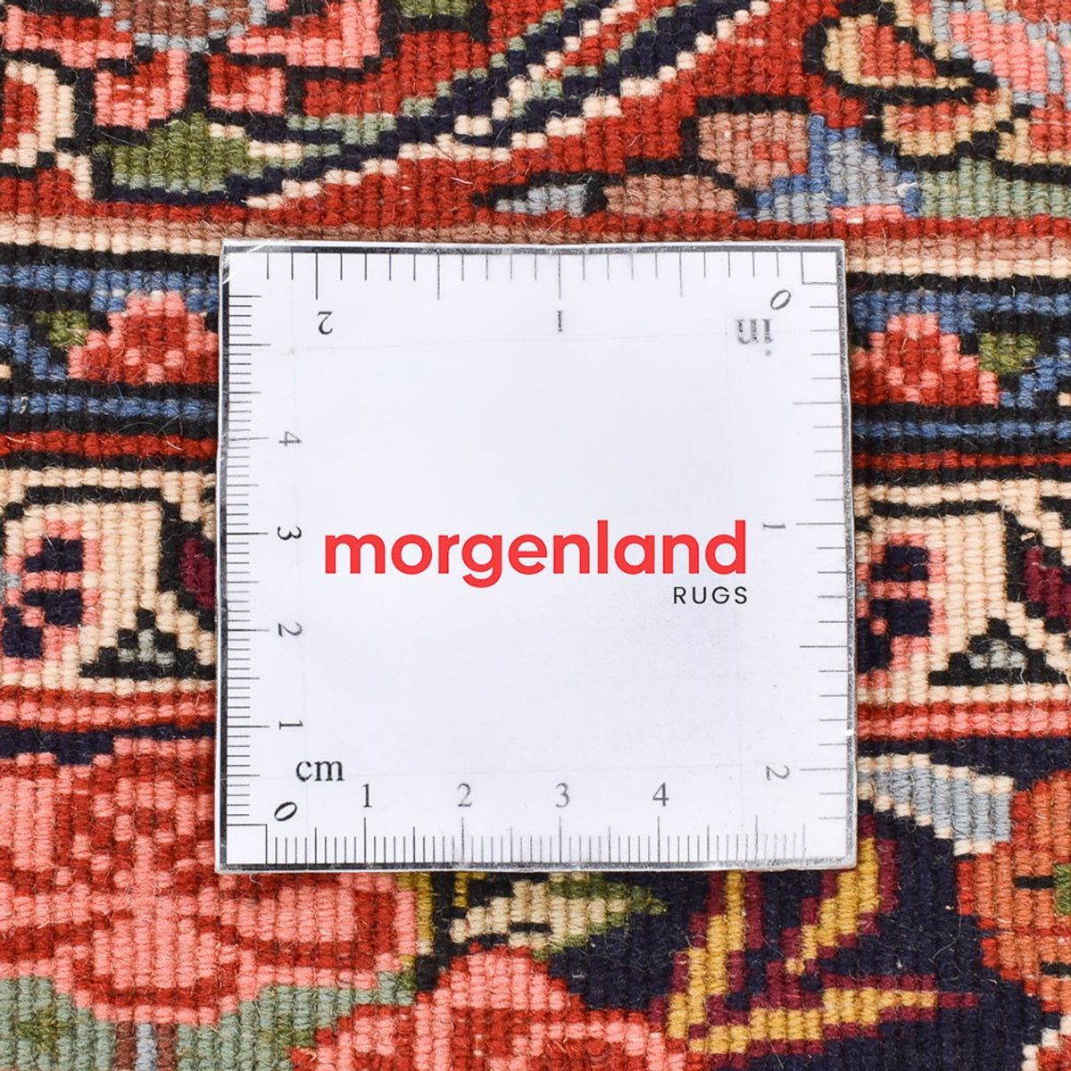 Persisk tæppe - Bijar - 207 x 139 cm - rød