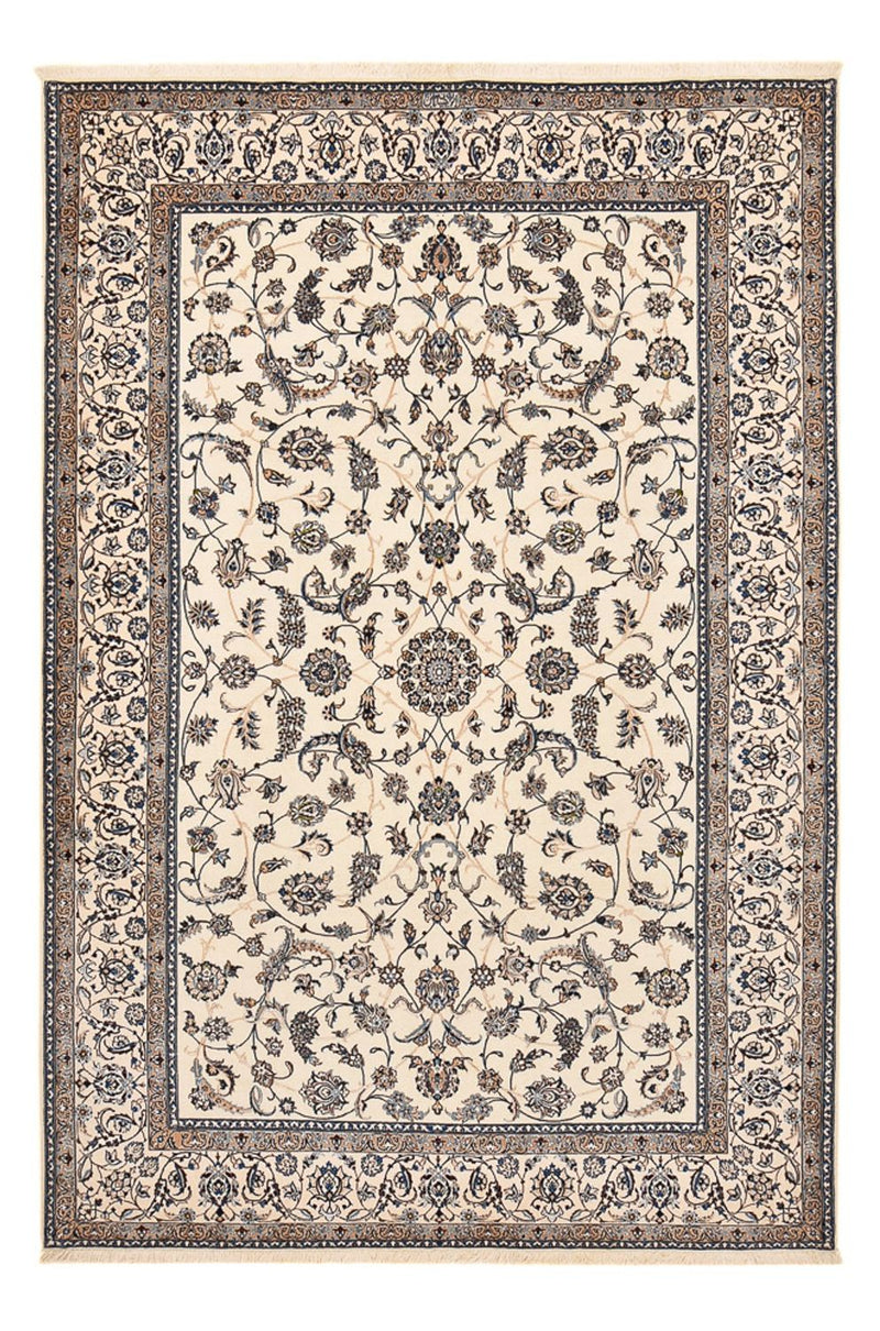 Persisk tæppe - Nain - Premium - 298 x 206 cm - creme