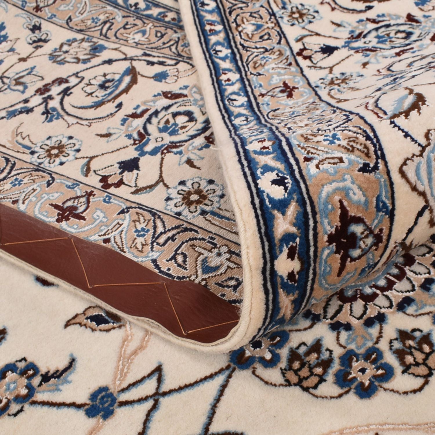 Persisk tæppe - Nain - Premium - 298 x 206 cm - creme