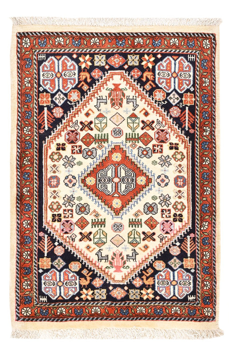 Gabbeh-tæppe - Kashkuli Persisk - 90 x 60 cm - flerfarvet