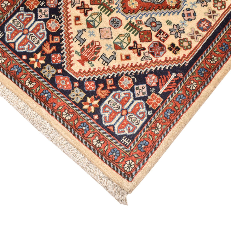 Gabbeh-tæppe - Kashkuli Persisk - 90 x 60 cm - flerfarvet
