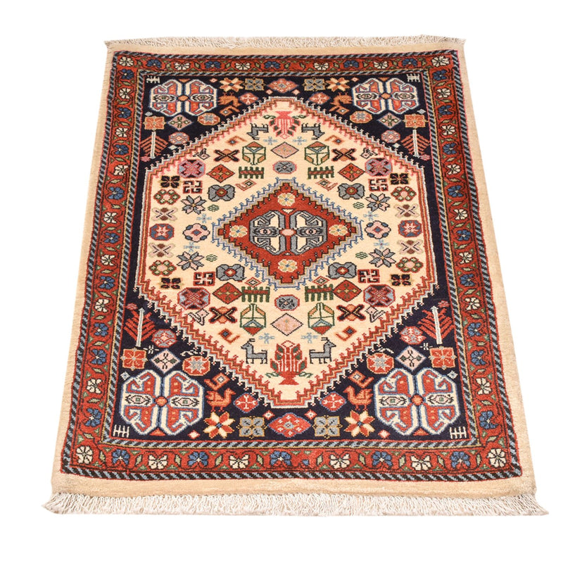 Gabbeh-tæppe - Kashkuli Persisk - 90 x 60 cm - flerfarvet