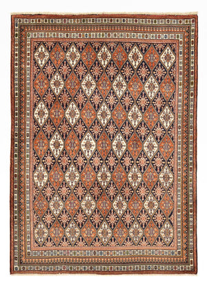 Persisk tæppe - Nomadisk - 252 x 183 cm - rust