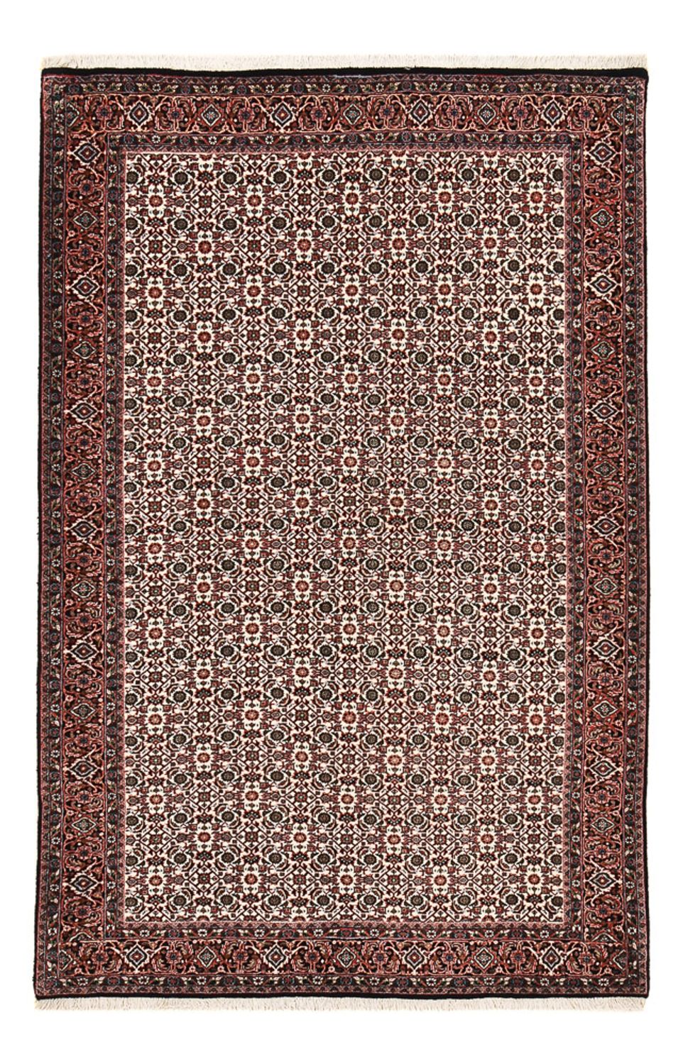 Persisk tæppe - Bijar - 208 x 132 cm - rust