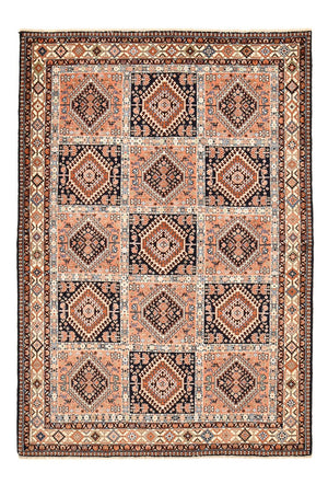 Persisk tæppe - Nomadisk - 225 x 155 cm - lysrød