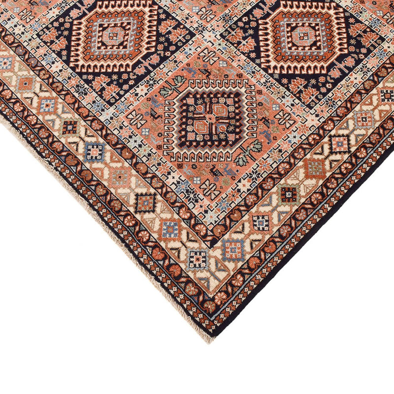 Persisk tæppe - Nomadisk - 225 x 155 cm - lysrød