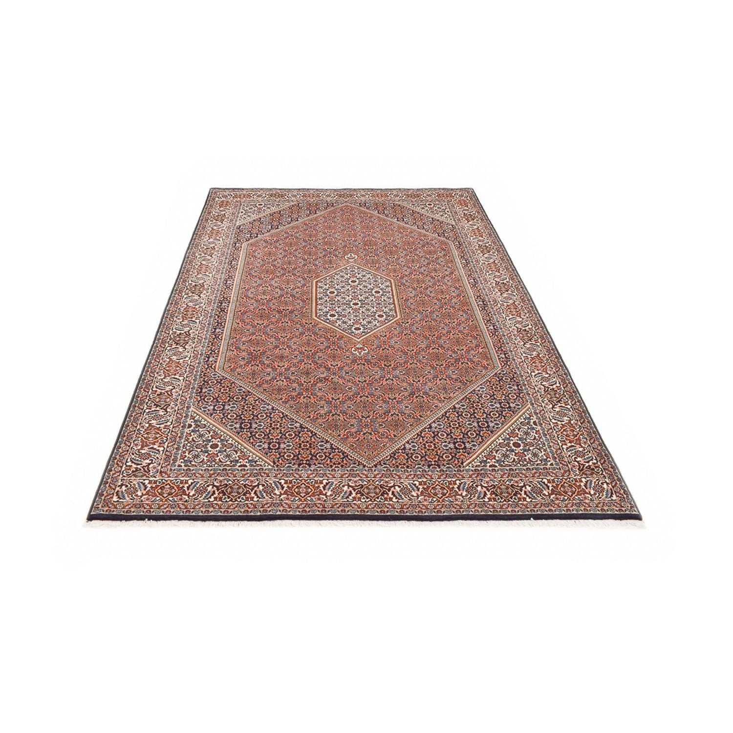 Persisk tæppe - Bijar - 300 x 200 cm - mørk beige