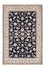 Persisk tæppe - Nain - Premium - 197 x 130 cm - mørkeblå
