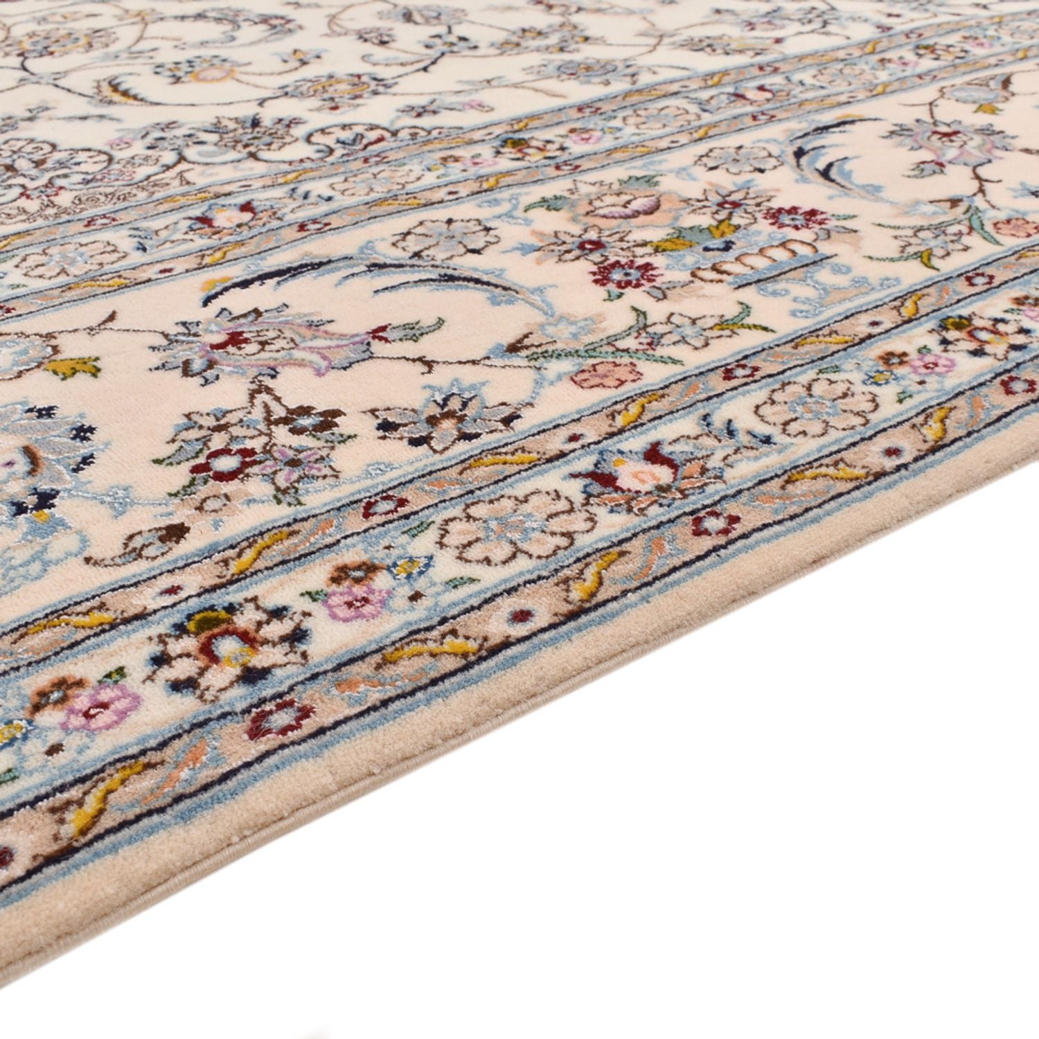 Persisk tæppe - Nain - Premium - 295 x 200 cm - creme