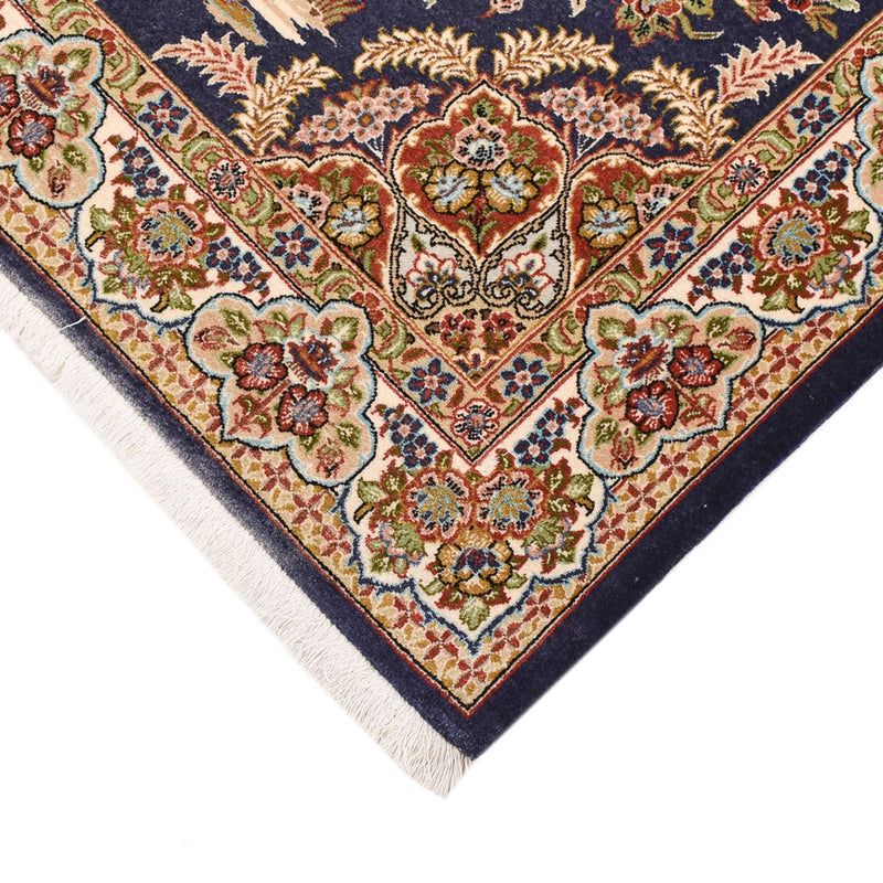 Persisk tæppe - Ghom - Royal - 154 x 102 cm - mørkeblå