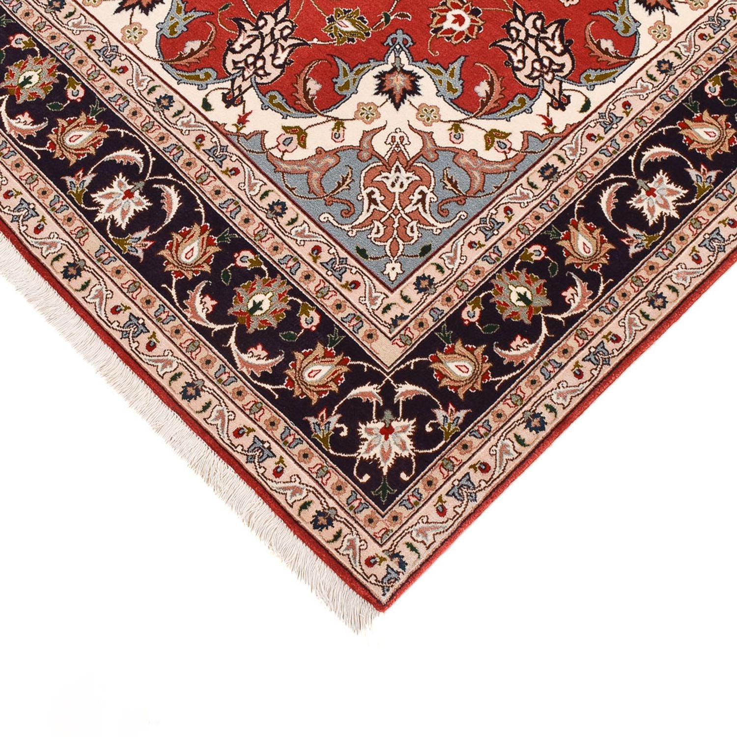 Persisk tæppe - Tabriz - Royal - 218 x 155 cm - rød