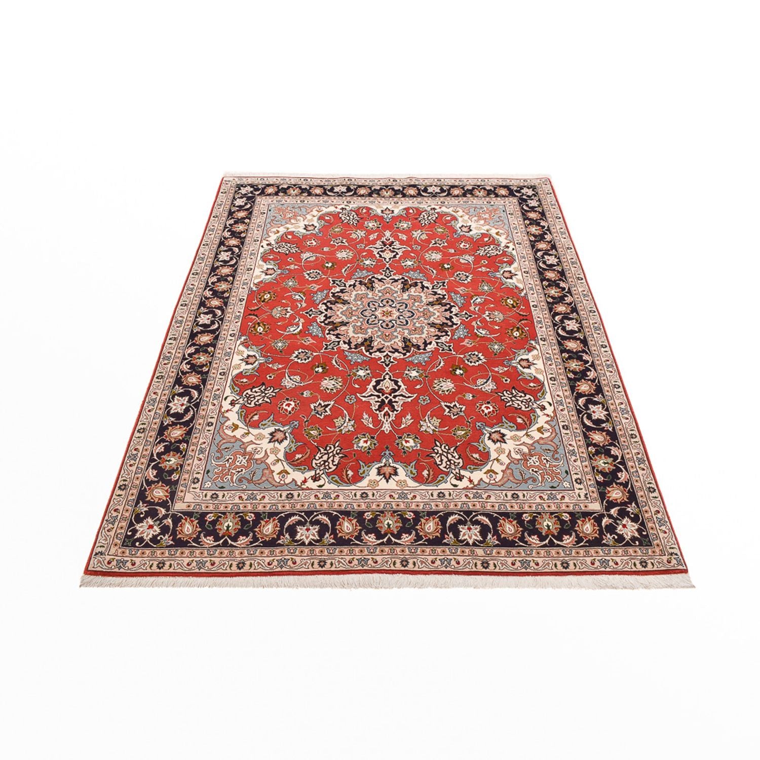 Persisk tæppe - Tabriz - Royal - 218 x 155 cm - rød