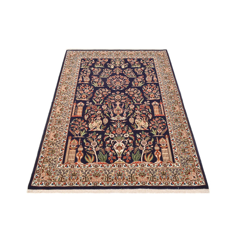 Persisk tæppe - Ghom - Royal - 200 x 130 cm - mørkeblå