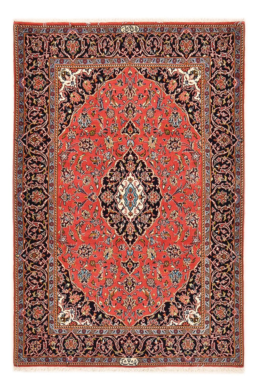 Persisk tæppe - Keshan - 173 x 115 cm - rød