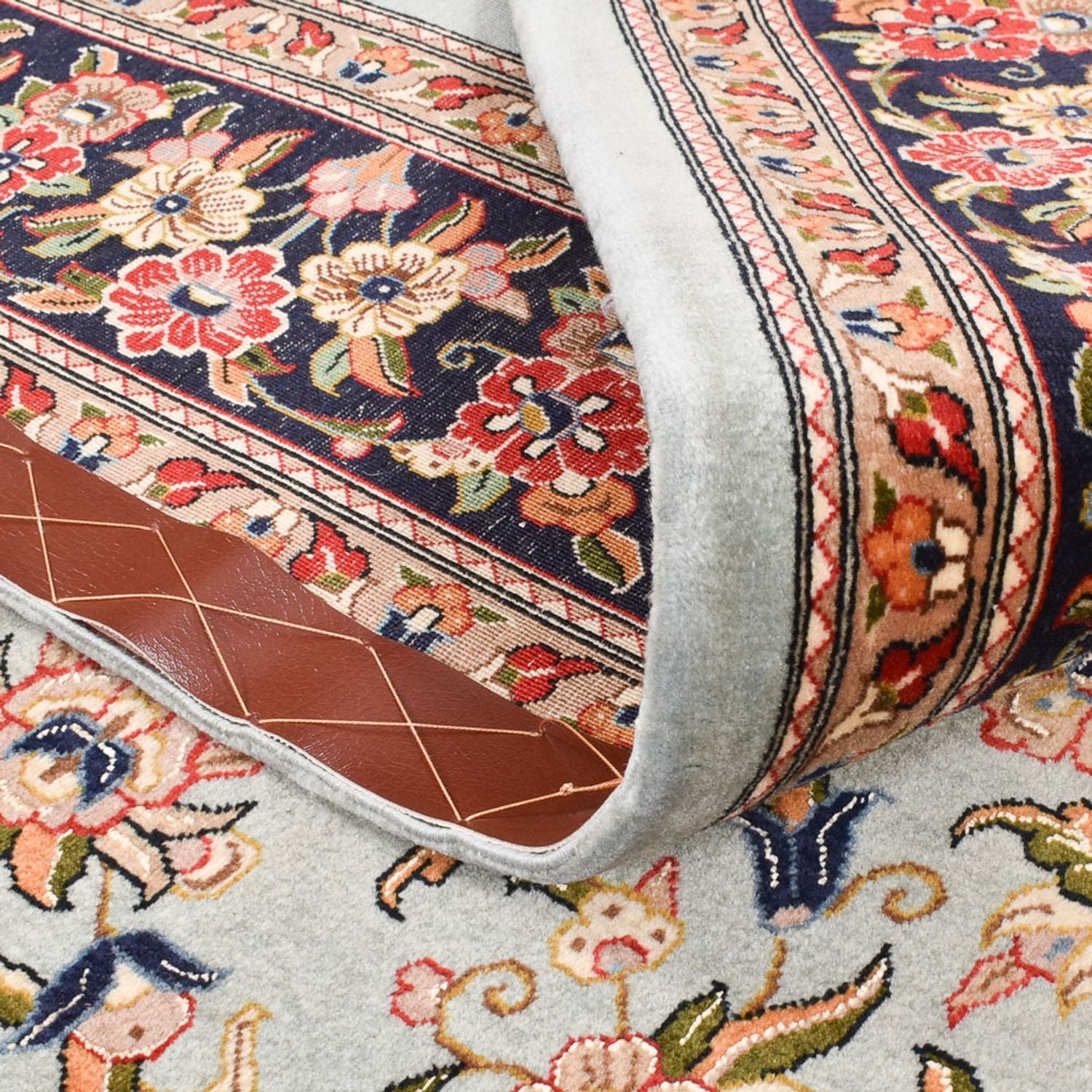 Persisk tæppe - Ghom - Royal - 215 x 138 cm - lys beige