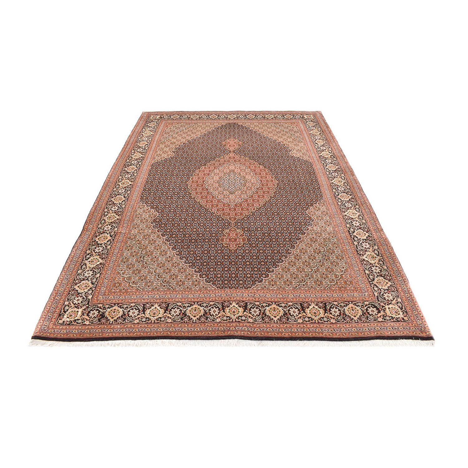 Persisk tæppe - Tabriz - Royal - 303 x 203 cm - mørk beige