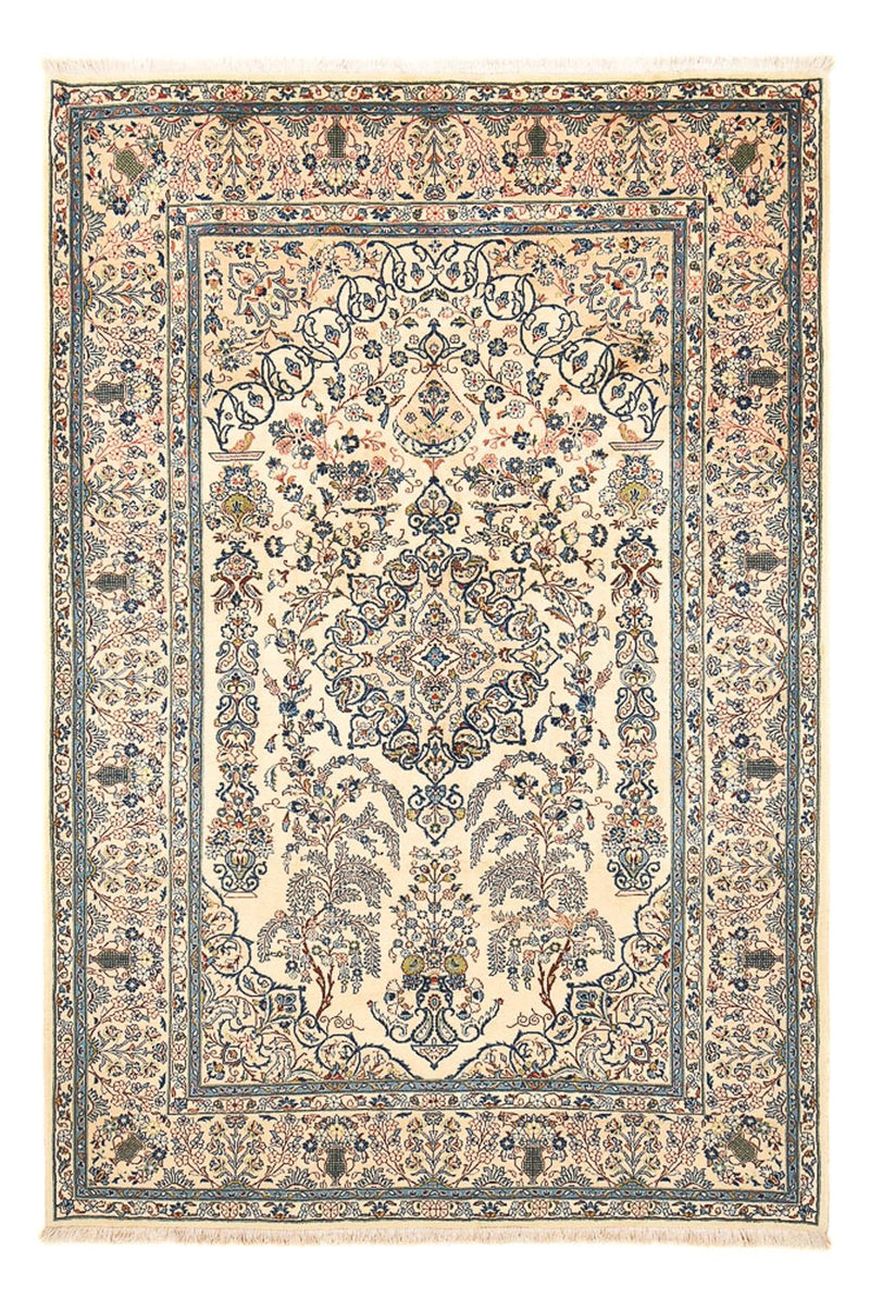 Persisk tæppe - Keshan - 305 x 206 cm - creme