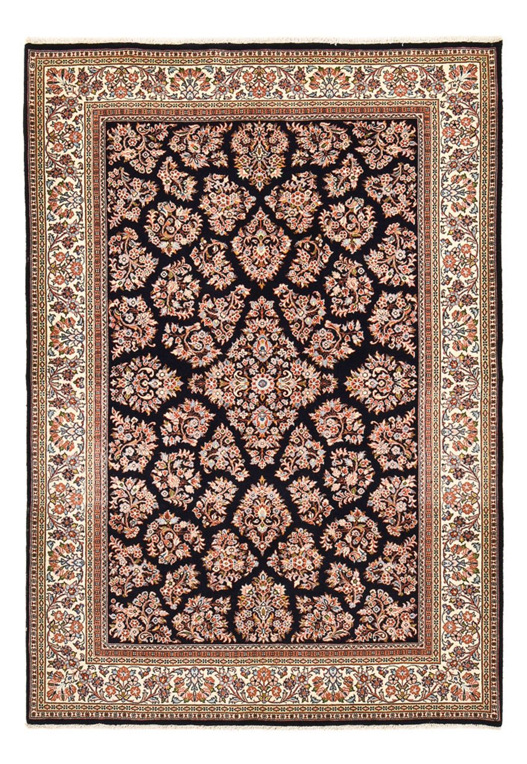 Persisk tæppe - Classic - 244 x 174 cm - mørkeblå