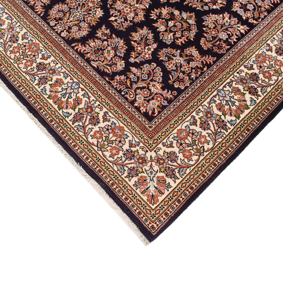 Persisk tæppe - Classic - 244 x 174 cm - mørkeblå