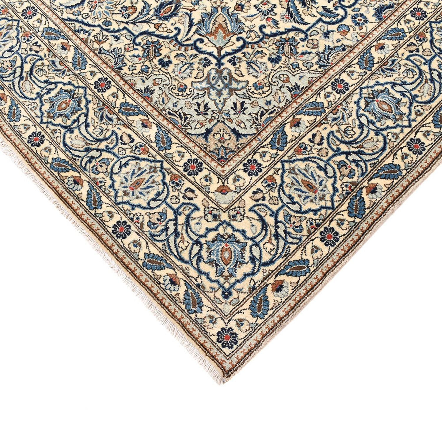 Persisk tæppe - Keshan - 315 x 203 cm - beige